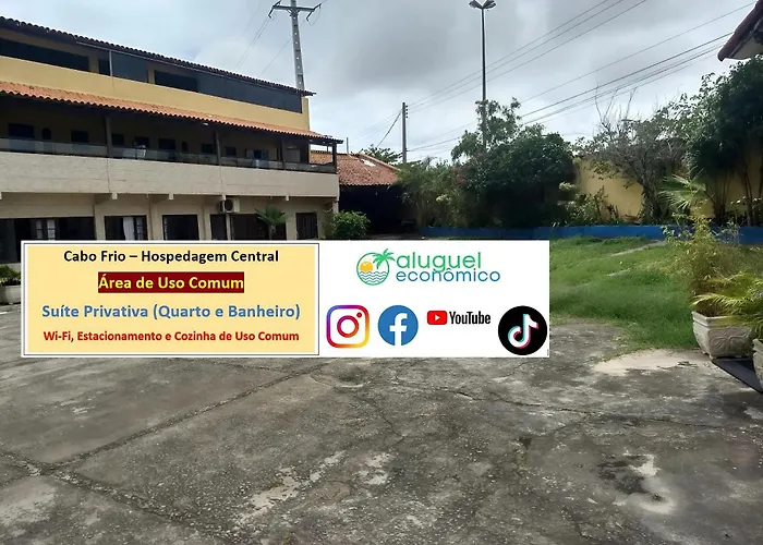 Cabo Frio - Hospedagem Central - Aluguel Econômico